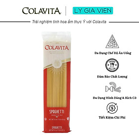 Mì Spaghetti Nhập Khẩu Từ Ý Colavita Spaghetti Pasta (Durum wheat semolina - Long shape)