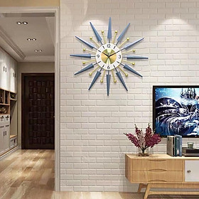 Đồng hồ tròn nhọn- đồng hồ trang trí