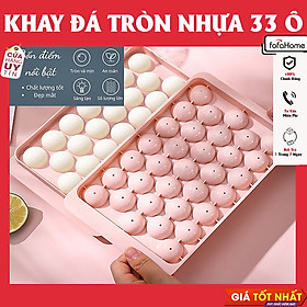 Mua Khay Làm Đá Viên Tròn  Khay Đá Tròn Có Nắp Đậy Thông Minh  Khuôn Rau Câu Làm Thạch 33 Ô