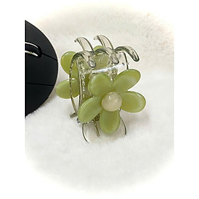 Kẹp tóc càng cua 5R đính hoa chất lượng cao - kẹp trong chất lượng cao