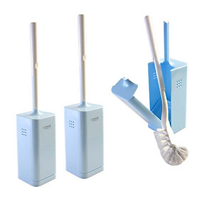 Bộ 3 chổi cọ vệ sinh Toilet có hộp đựng tiện lợi - Hàng nội địa Nhật