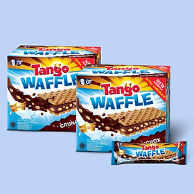 Combo 2 Bánh Xốp Tango Waffle Sôcôla 160gr (8gr x 20pcs)