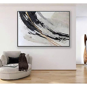 (HCM) Tranh treo tường trừu tượng trang trí phòng khách, phòng làm việc,nhà hàng, khách sạn kèm đinh treo