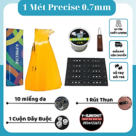 [Giá Rẻ] 1 Mét Dây Thun Precise 0.7mm V3 Màu Vàng