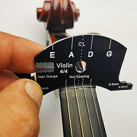 Full Size 4/4 Violin Cello Fingerboard Scraper Bridge Template Reference Tool