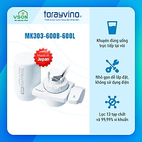 Mua Thiết bị lọc nước tại vòi Torayvino MK303-600B-EG - Uống trực tiếp tại vòi - 600L - Hàng chính hãng Nhật Bản