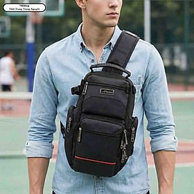 Túi Đeo Chéo Xbags Apex XB 9103 - Túi Bao Tử Thời Trang, Vải Chống Nước Cao Cấp, Nhiều Ngăn Tiện Lợi Đựng iPad, Phong Cách Cá Tính