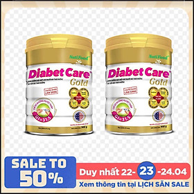 Combo 2 hộp Sữa bột Nutifood Diabet Care Gold cho người bị tiểu đường 900g