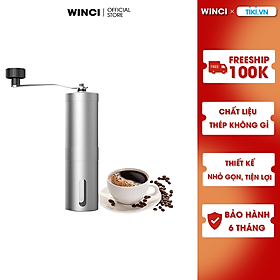 Mua Máy xay cafe hạt cầm tay  chất liệu thép không gỉ Winci  Winci-1001  Hàng nhập khẩu.