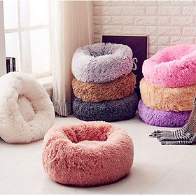 Ổ NỆM DONUT SIÊU MỀM MẠI SANG TRỌNG CHO CHÓ MÈO (MÀU NGẪU NHIÊN) - SP000629