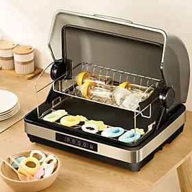 Máy Sấy Chén Bát Đĩa - Máy Tiệt Trùng Sấy Khô - Nhiệt Độ Cao 95ºC, Tia UV 265 nm, 48 Lít - Hàng Nhập Khẩu.