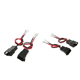2x 2 Pieces Car Audio Speaker Wire Harness Connector for VW