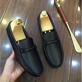 Giày Lười Nam Da Mềm, Khâu Đế Sang Trọng
