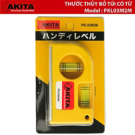 Thước thủy bỏ túi 3" Akita