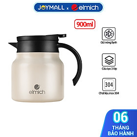 Mua Bình giữ nhiệt 900ml Elmich EL8299  Hàng chính hãng  inox 304  có lõi lọc pha trà  cà phê - JoyMall