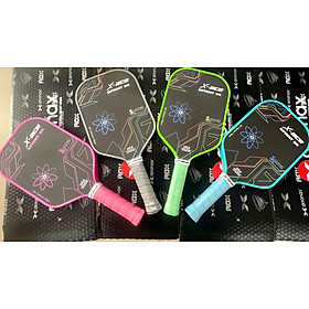 Vợt Pickleball X-Ace Sprint 3K carbon tặng kèm bóng và cuốn cán, trọng lượng 230g, bề mặt nhám bám bóng tối ưu