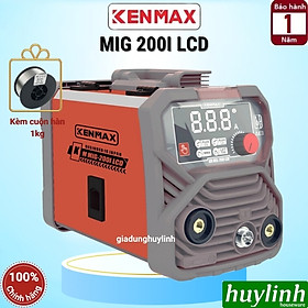 Mua Máy hàn 2 chức năng màn hình LED Kenmax MIG-200I LCD -  Mẫu mới 2024  - Tặng cuộn hàn 1kg