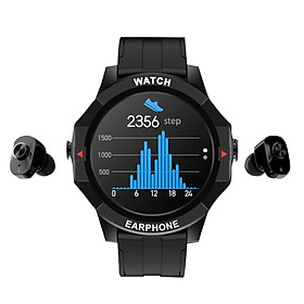 N15 Smart Watch 2 in 1 Ture Wireless BT Headset Fitness Heart Rate Tracker Monitor Bracelet Music Sports Smartwatch