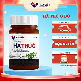 Hà Thủ Ô Đỏ Giúp Bổ Huyết Việt, giúp Đen Râu Tóc, Hộp 30v