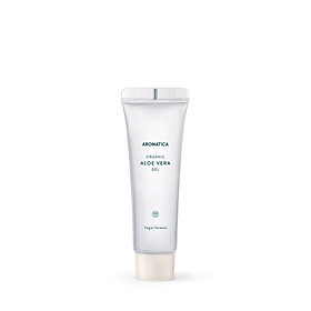 Gel lô hội HỮU CƠ dưỡng ẩm, làm dịu da mặt và toàn thân AROMATICA Organic Aloe Vera Gel 50ml
