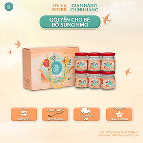 (Tặng muỗng gỗ đơn 450k)Yến Thị- Gói yến dành cho bé-Yến kird bổ sung canxi, HMO-hũ 42ml- Yến sào Nha Trang