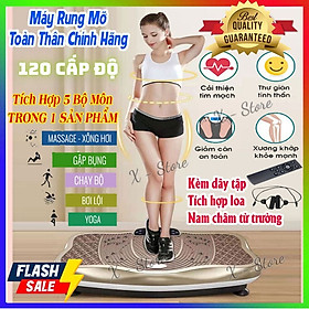 (120 Cấp độ Pro) Máy Rung Lắc Giảm Mỡ Toàn Thân, Máy Massage Bụng Tan Mỡ, Giảm Cân Hiệu Quả Hơn Máy Tập Gym, Máy Giảm Béo Tại Nhà Nhập Khẩu Trực Tiếp 