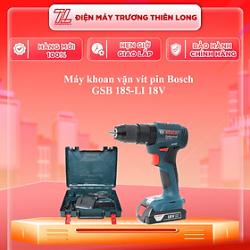 Máy khoan động lực dùng pin Bosch GSB 185-LI và Phụ kiện