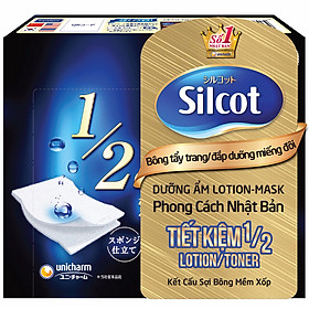 Silcot Bông Đắp Dưỡng Miếng Đôi (40 miếng/hộp)