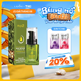 Tinh dầu Macadamia Giảm Rối Tóc M.Pros 30ml Giảm Gãy Rụng, Dưỡng Tóc Mượt, Giữ Nếp Lamimi Chính Hãng
