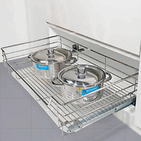 Kệ Đựng Xoong Nồi Inox 304 Nan Tròn Grob - Hàng Chính Hãng - CS304-61