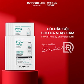 Dầu gội cho da nhạy cảm, dầu gội dưỡng tóc cho da đầu nhạy cảm Dr.FORHAIR Phyto Therapy Shampoo gói 10ml