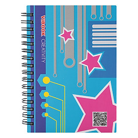 Sổ Lò Xo Vibook Sáng Tạo SLX12 140 Trang (10.5 x 14.8 cm)-Mẫu Ngẫu Nhiên 