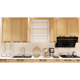 Mua Bộ tủ bếp chữ I hiện đại gỗ công nghiệp An Cường phủ Melamine
