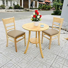 Mua Bộ bàn mặt tròn 2 ghế ban công  sân vườn BAMSF03 Tundo tiện lợi  giá rẻ