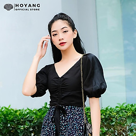 Áo Croptop Rút Dây Giữa Điệu Đà HOYANG AHY21