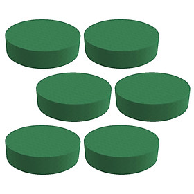 6x Green Floral Wet Foam Base Flower Arrangement Block Bricks for Birthdays