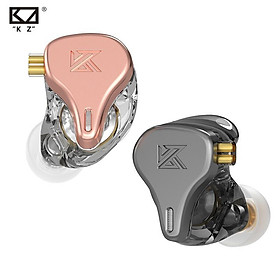 Tai Nghe Kz x HBB DQ6S 3DD HiFi 0.75mm 2Pin Mạ Bạc