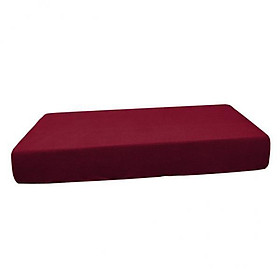 6X Elastic Seat Cushion Cover for Living Room Bench Chairs Red