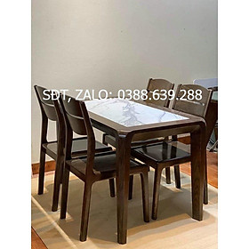 Mua Bộ bàn ăn gỗ sồi đẹp BAG-02