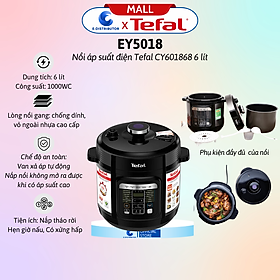 Mua Nồi áp suất điện Tefal CY601868 6 lít - Hàng Chính Hãng