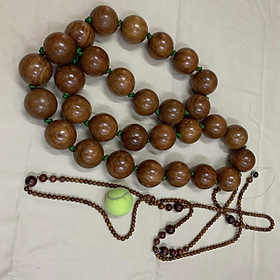 Vòng Lắc Eo Hạt Gỗ Hương Cao Cấp - Vòng 35 hạt 7cm , Hạt Gỗ Rắn Chắc , Massage Bụng Giảm Cân Hiệu Quả
