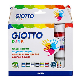 Màu nước vẽ tay nhập khẩu Italy GIOTTO Dita - 6 lọ x 30ml 537700