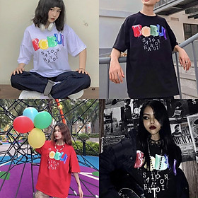 Áo Thun Nam Nữ Local Brand Bobui Bóng Bay Tay Lỡ Oversize Unisex Full Mạc