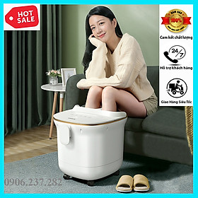 Mua Bồn ngâm sục chân - chậu ngâm chân màn hình CẢM ỨNG có ĐIỀU KHIỂN TỪ XA  2 vòi phun Tự Động Tạo Sóng Nước Tuần Hoàn