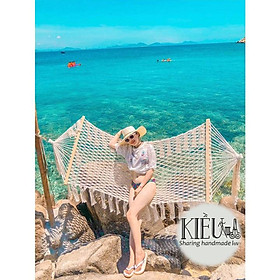 Mua Võng biển macrame thủ công - Ảnh thật feedback