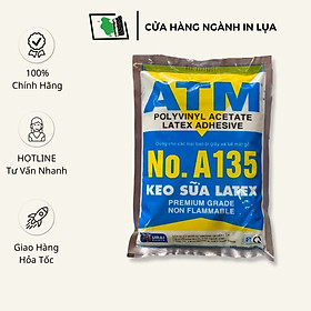 Keo sữa ATM dán giấy dán tường dán da simili đa năng 1kg nguyên liệu làm Slime