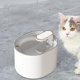 Cat Water Fountain Dog Drinking Bowl Quiet Automatic Water Pet Dispenser Dark