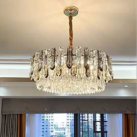 Mua Đèn chùm ROZUR pha lê phong cách châu Âu hiện đại trang trí nội thất cao cấp  ẢNH THẬT 100% 