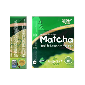 Matcha Nguyên Chất Onelife - Bột Trà Xanh Nhật Bản Hộp 50gr