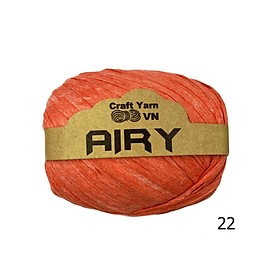 Sợi cọ giấy AIRY 45g mềm tơi, siêu nhẹ chuyên móc túi xách, mũ nón